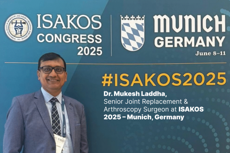 Dr Mukesh Laddha RNH Hospital at ISAKOS 2025–Munich Germany